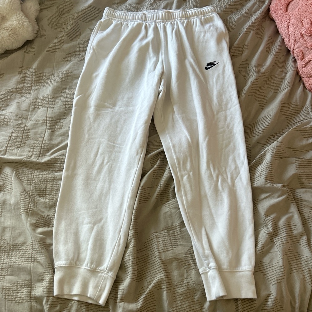 Nike Unisex White Sweatpants